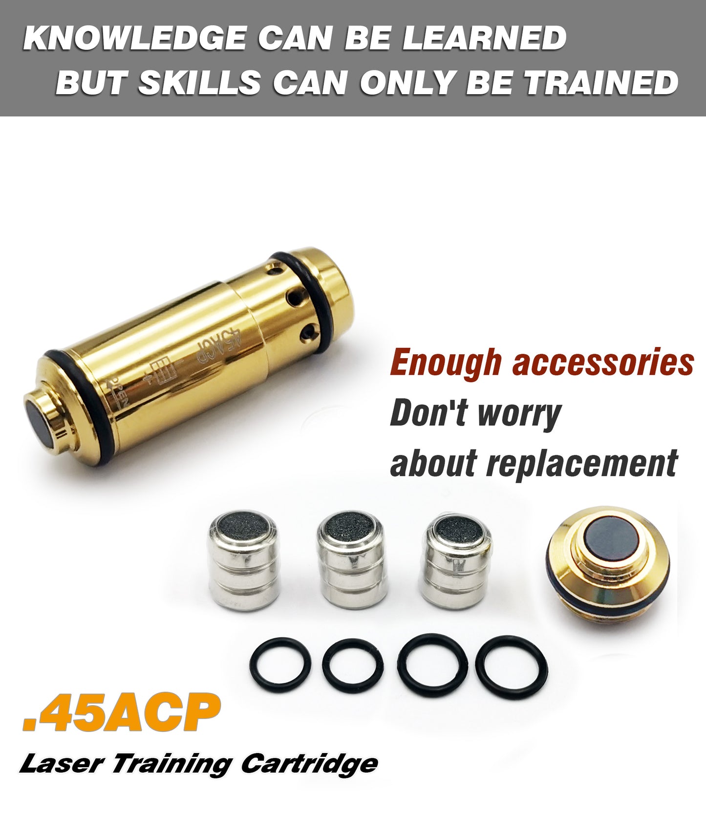 Dry Fire Training Sytem-45 ACP Laser Training Cartridge Comes with Spare Switch Cap