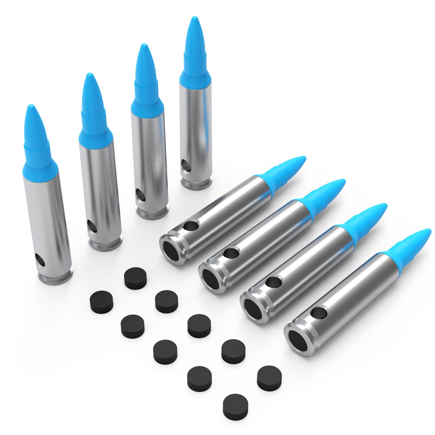 Pro .223 REM Dummy Rounds (Snap Caps) 8Pcs