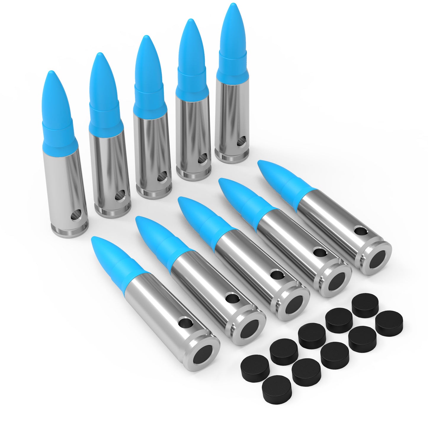 Pro 7.62 x 39 mm Dummy Rounds (Snap Caps) 10Pcs