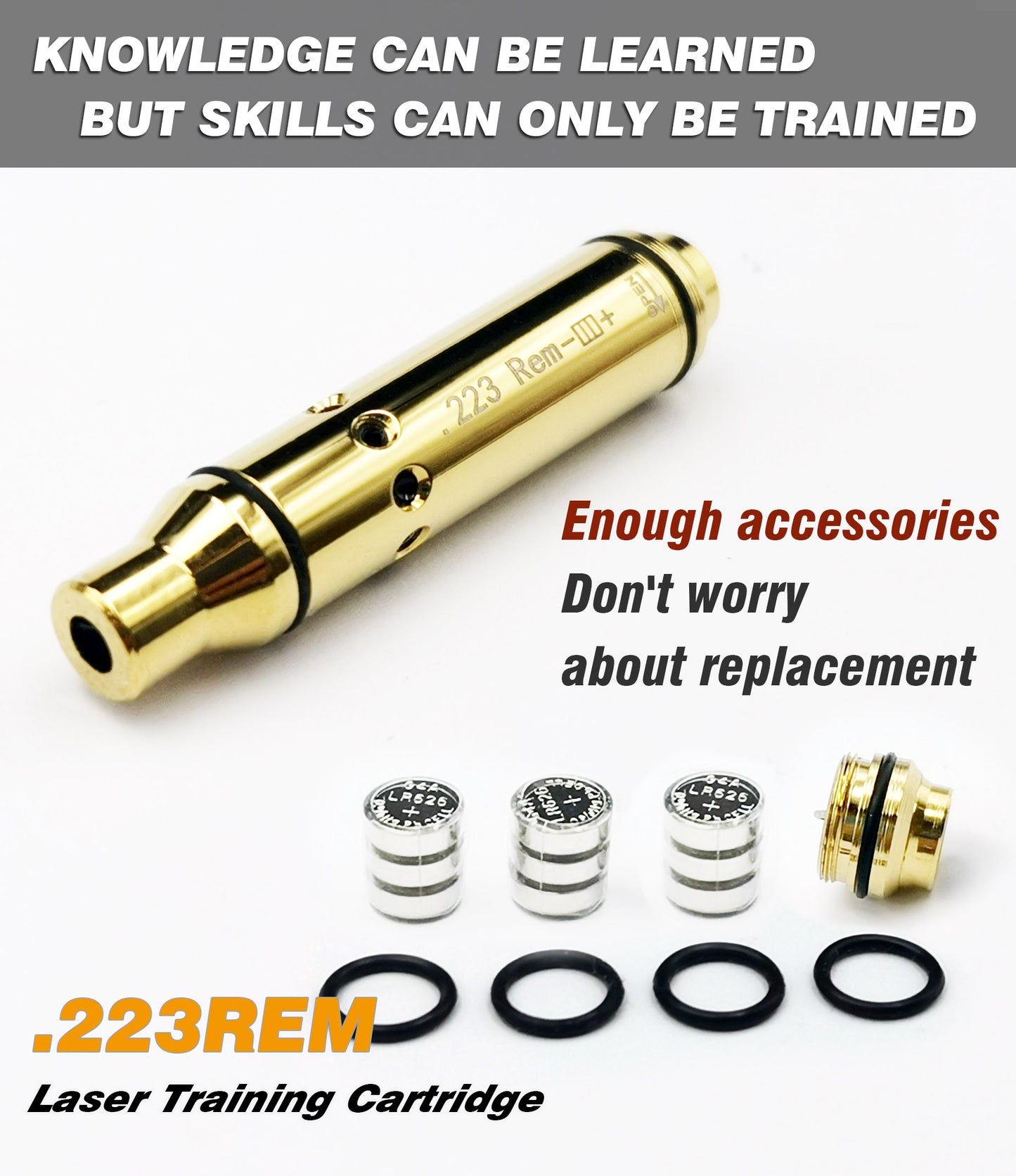 Dry Fire Training Sytem-223 REM Laser Training Cartridge Comes with Spare Switch Cap