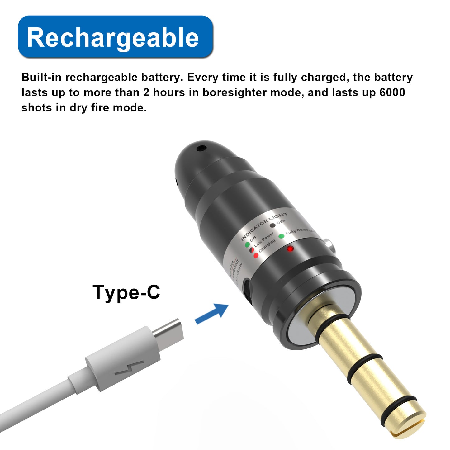 Laser Training Cartridge & Boresighter 2 in 1 Dual Function-.38SPL/9MM/380ACP