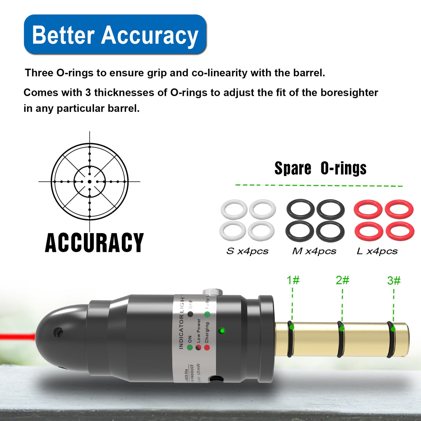 Laser Training Cartridge & Boresighter 2 in 1 Dual Function-.38SPL/9MM/380ACP