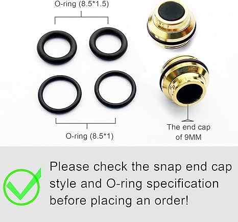 Snap Cap of 9mm Laser Training Cartridge, Trigger Switch of Dry Fire Training Cartridge and O-Ring Spare Parts