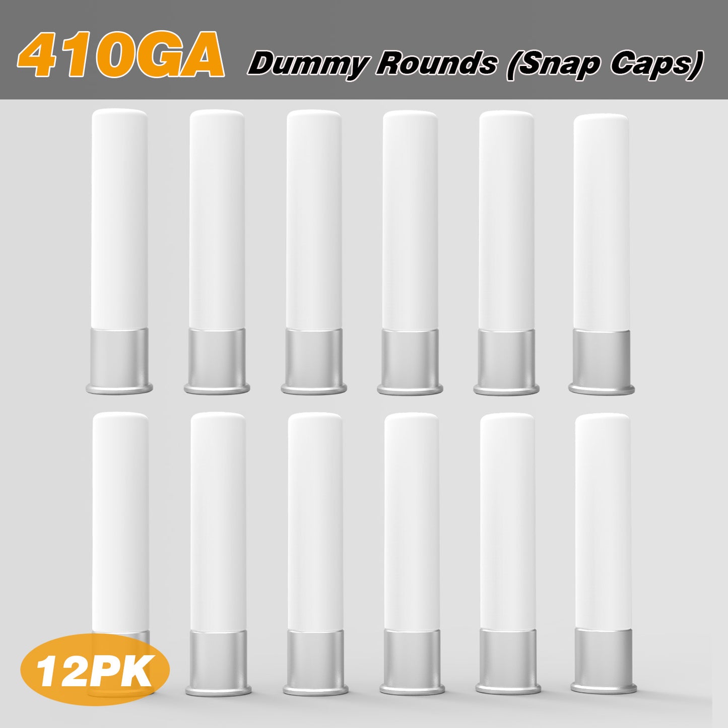 Pro 410 GA Dummy Rounds (Snap Caps) 12Pcs