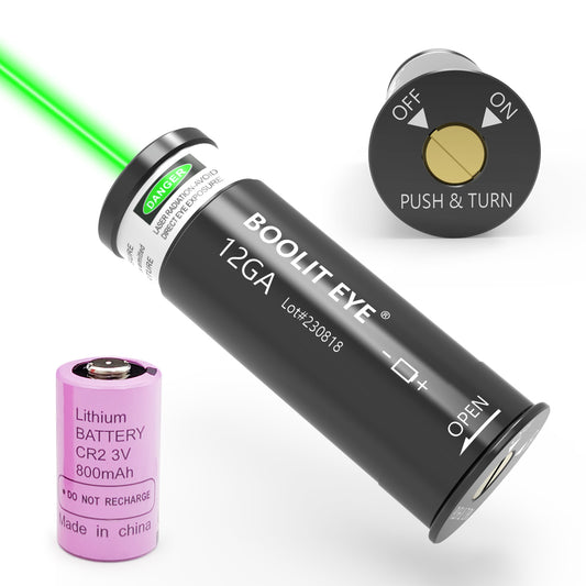 12GA Green Laser Boresighter Comes with Switch