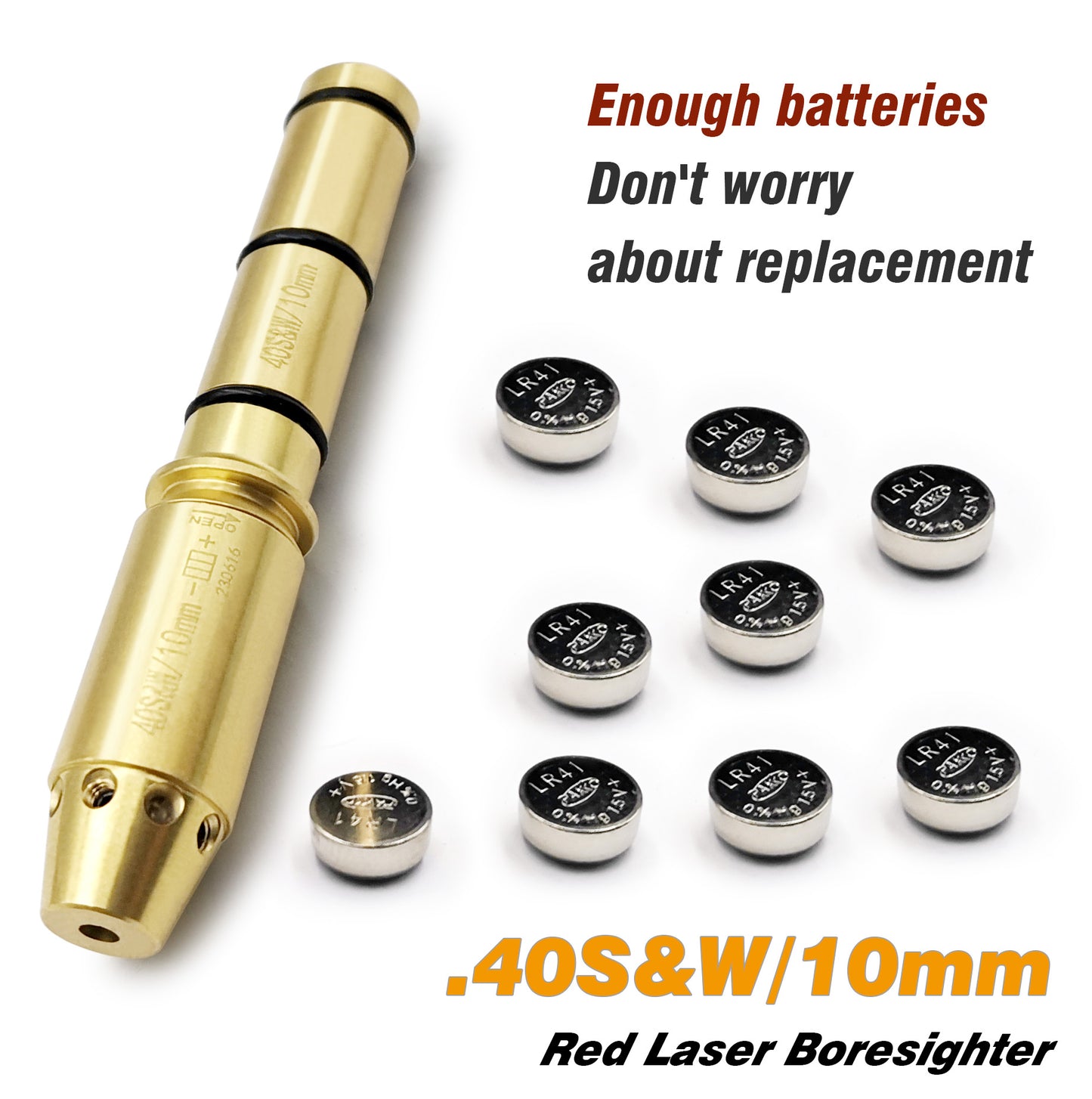 Special Laser Boresighter (End Barrel Laser Bore Sight)-40SW/10MM