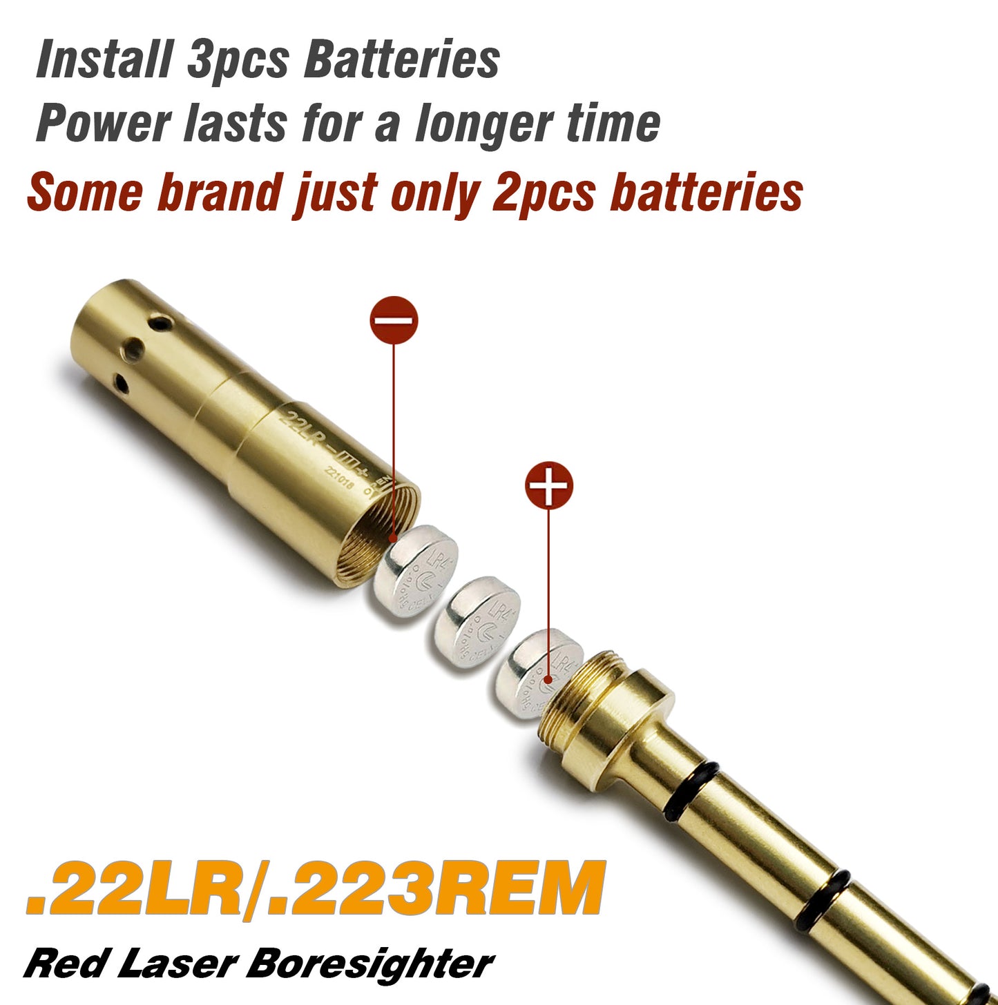 Special Laser Boresighter (End Barrel Laser Bore Sight)-.22LR/223REM