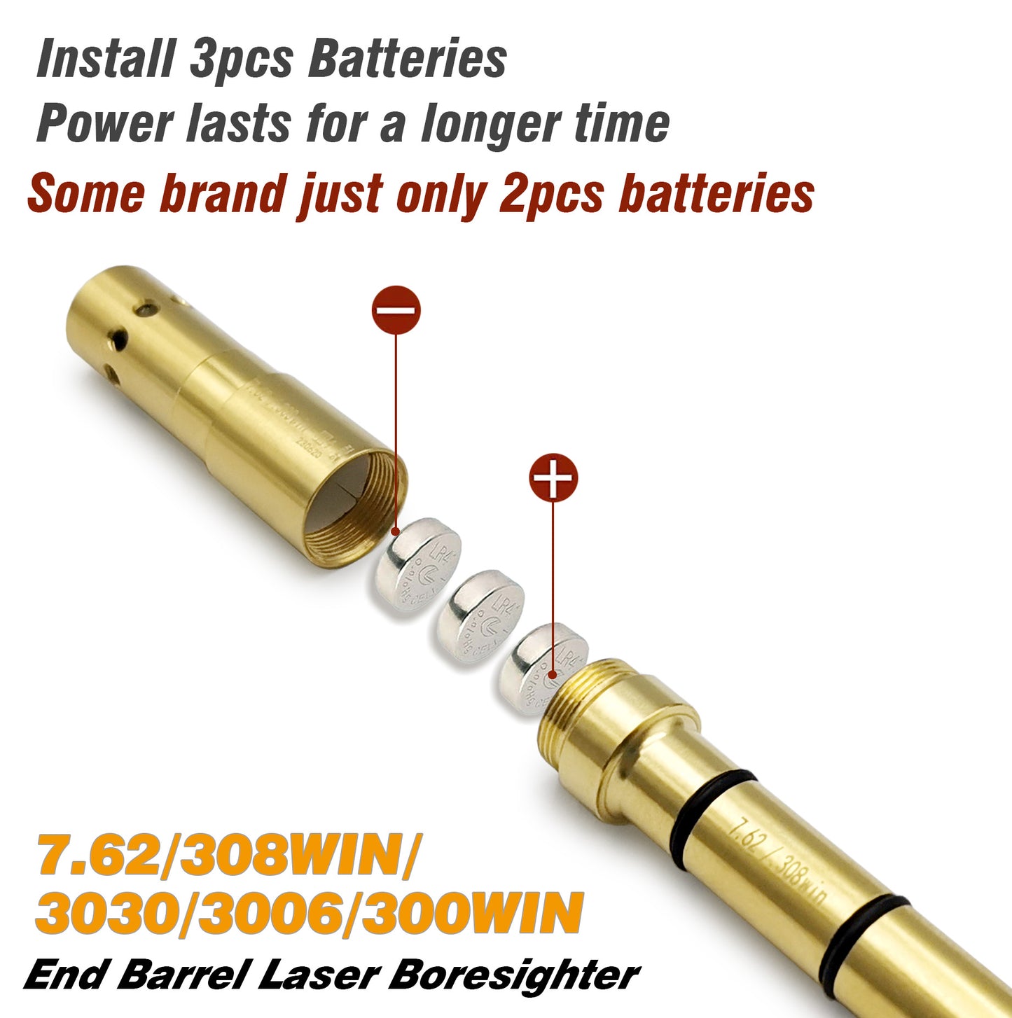 Special Laser Boresighter (End Barrel Laser Bore Sight)-.308WIN/7.62mm