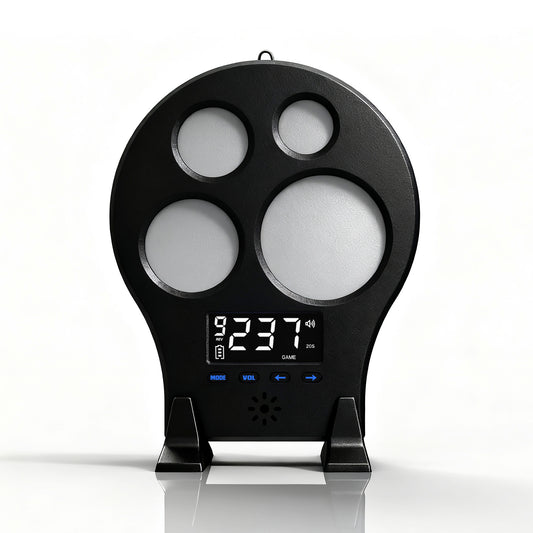 Dry Fire Laser Training Target with 4-Zone Scoring – Portable Dry-Fire System for Indoor Shooting Practice with 3 Training Modes